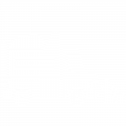 Weißes Icon eines LKWs mit Schneepflug und beladener Ladefläche auf schwarzem Hintergrund.